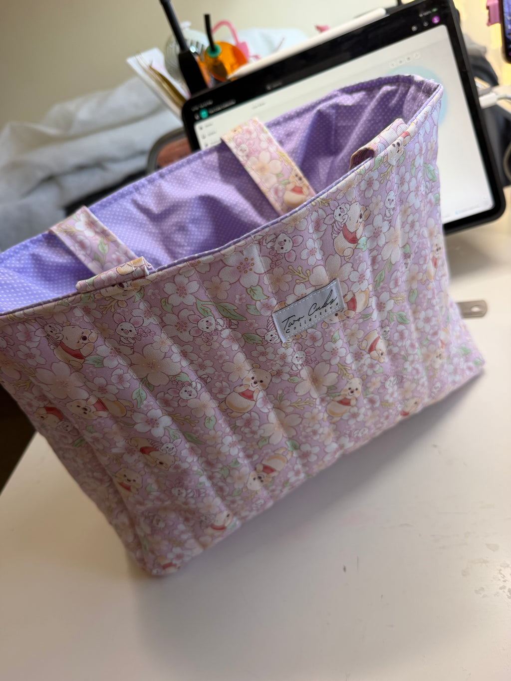 Quilted Tote Bag - Custom