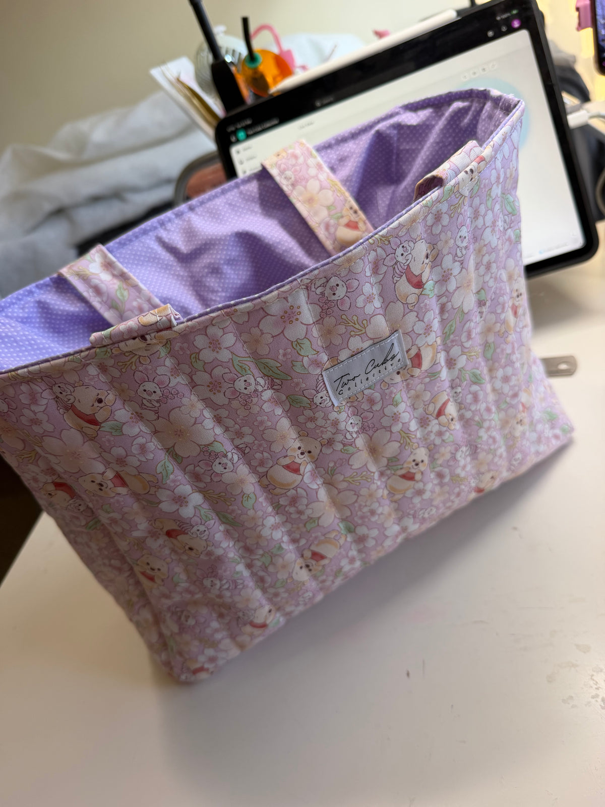 Quilted Tote Bag - Custom