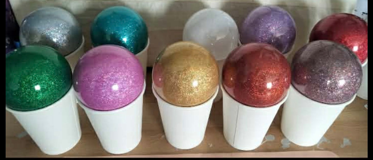 Christmas Glitter Baubles PERSONALISED